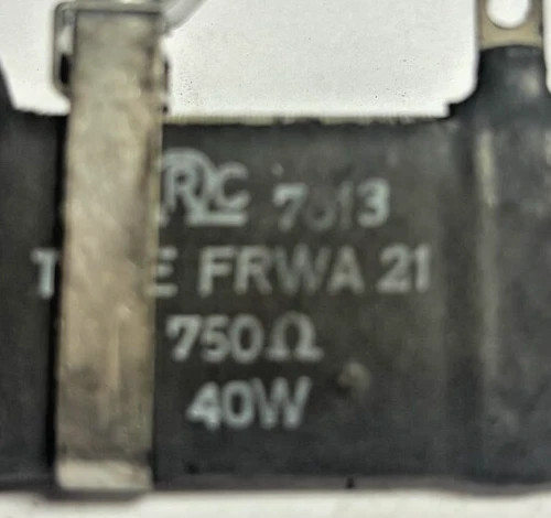 TRW FRWA21 Wirewound Power Resistor 750Ω 40W — product image 3 of 3