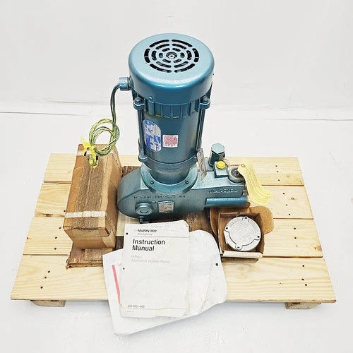 Milton Roy FR161-144 Controlled Volume Pump with Doerr 0.75 HP 1725 RPM Motor — product image 7 of 7