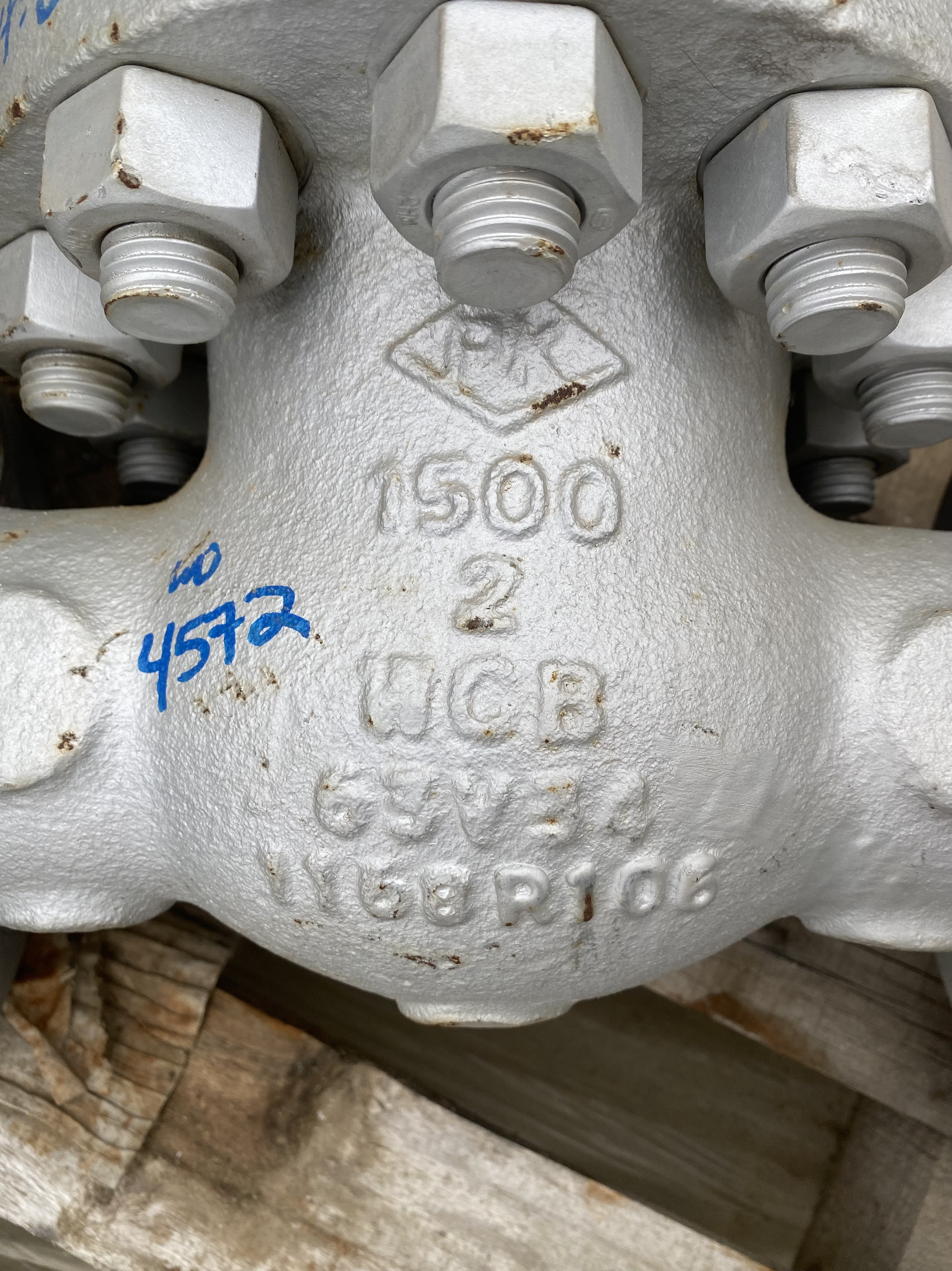 PK Valve 2-Inch Class 1500 Gate Valve 1500RF12N-GRF — product image 2 of 4