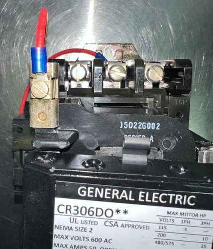 General Electric CR306D002 NEMA Size 2 Magnetic Starter — product image 2 of 8