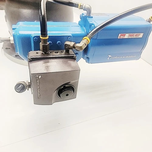 Neles Jamesbury 14-inch Class 150 Vee-Ball Control Valve with 316SS Body and B1CU 13/55 Actuator — product image 14 of 16