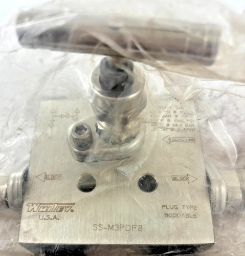 Swagelok Whitey SS-M3PDF8 3-Valve Instrument Manifold