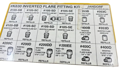 Jandorf K630 Inverted Flare Fitting Kit — primary product image