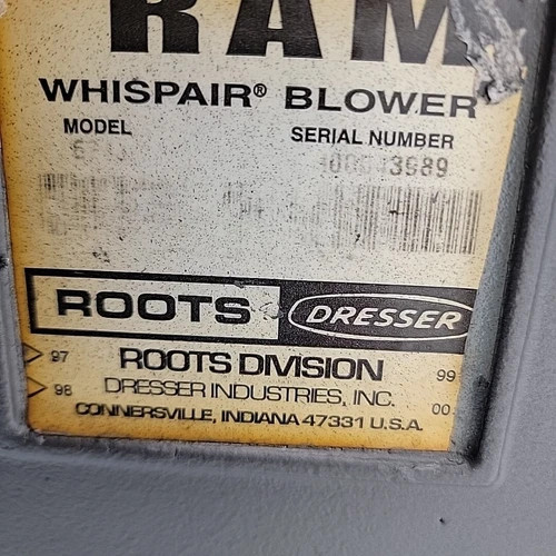 Roots Dresser 615 RAM WHISPAIR Rotary Positive Blower — product image 10 of 11