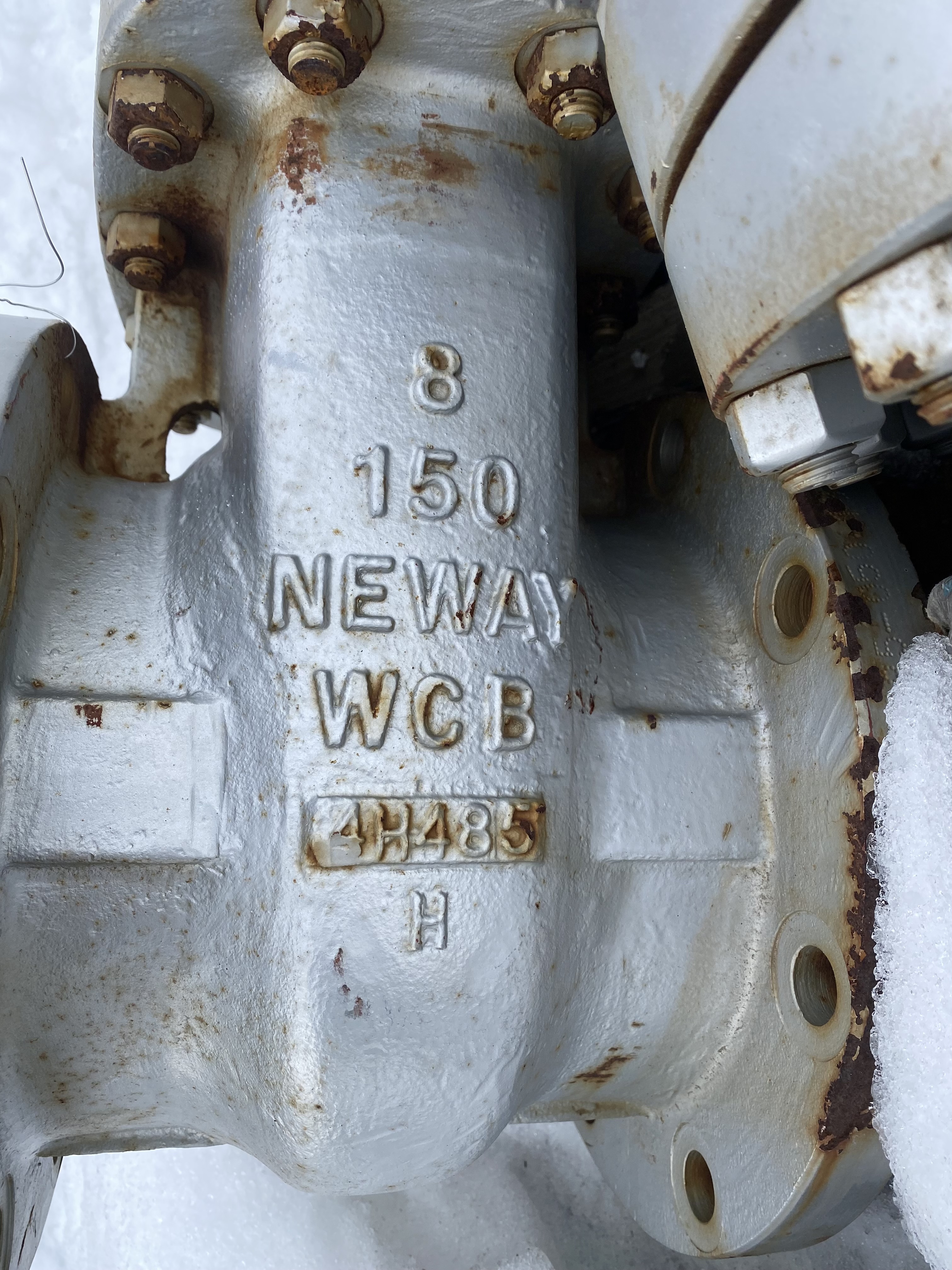 Neway 8-Inch Class 150 Carbon Steel Gate Valve — product image 3 of 4