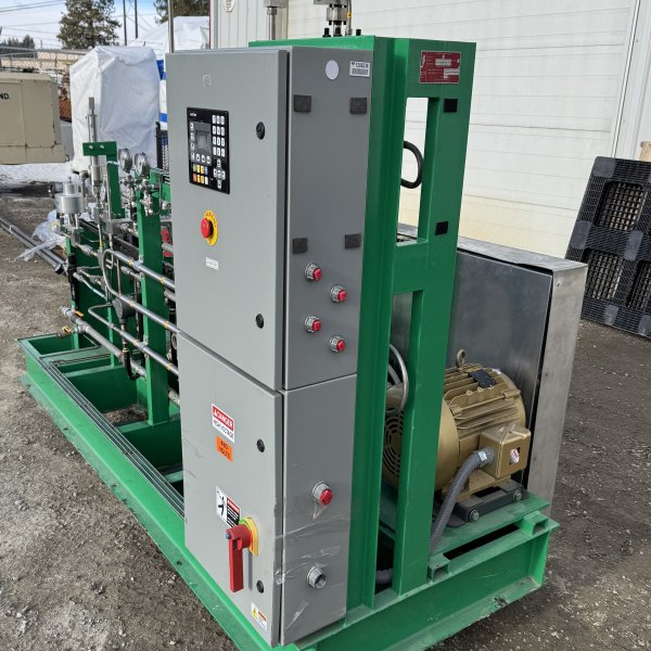 Pressure Products Industries 4LX-122-080 Two-Stage Diaphragm Compressor, Serial M185 — product image 5 of 7