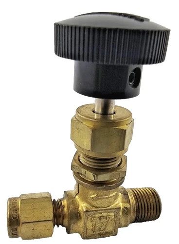 Whitey B-0VM2 Brass Metering Valve - 1/8" Tube — product image 3 of 5