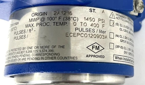 Foxboro Intelligent Vortex Flowmeter 84W-L01S1SRTJF, 1" Wafer Style — product image 7 of 19