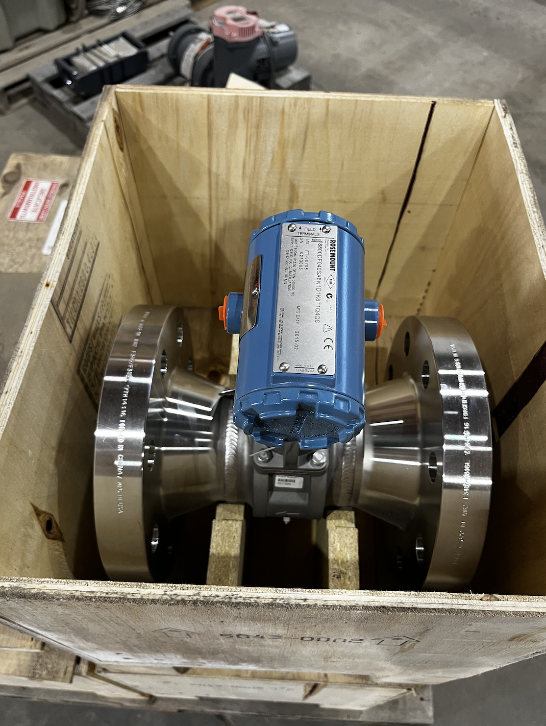 Rosemount 8800D Vortex Flowmeter 4-Inch ANSI 600 Flanged — product image 2 of 4