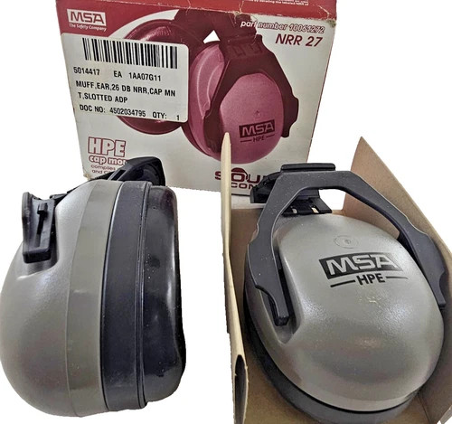 MSA HPE Cap-Mounted Earmuffs NRR 27 — product image 3 of 3
