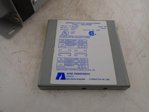 Acme Electric T-81048 Buck-Boost Transformer 100 VA — product image 6 of 12