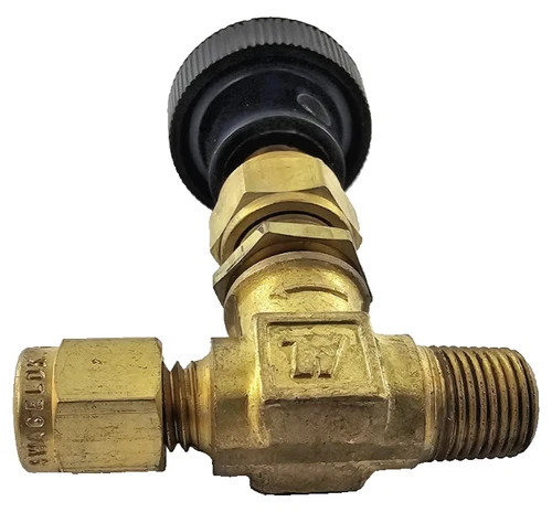 Whitey B-0VM2 Brass Metering Valve - 1/8" Tube — product image 4 of 5