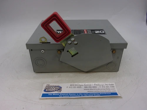 GE THN3361 General Duty Safety Switch 30A 600V 3P Non-Fusible NEMA 1 — product image 6 of 8
