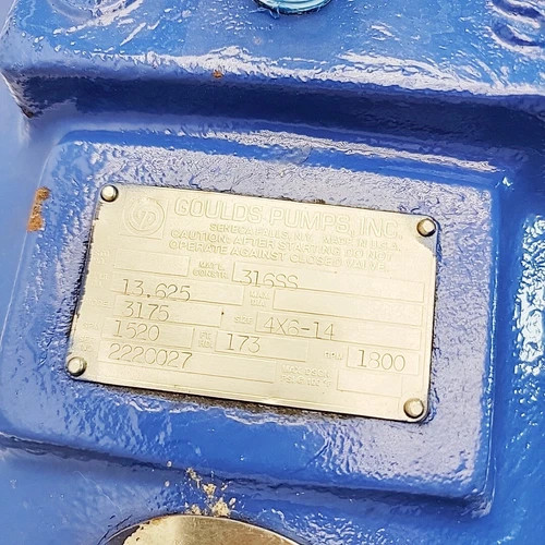 Goulds Pumps 3175S 4x3-14 Back Pull Out Power End — product image 5 of 6