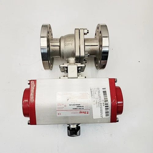 Bray Controls Flow-Tek F30 2-Inch Pneumatic Ball Valve, 316 Stainless Steel