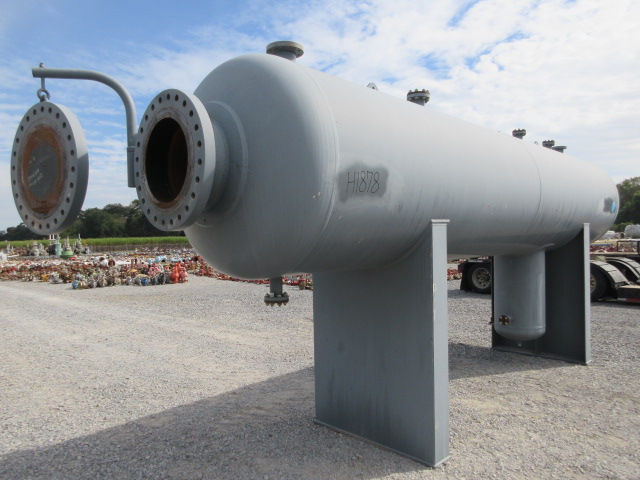 Plant Process Equipment Horizontal Three-Phase Inlet Separator 54" ID x 20' 400 PSI