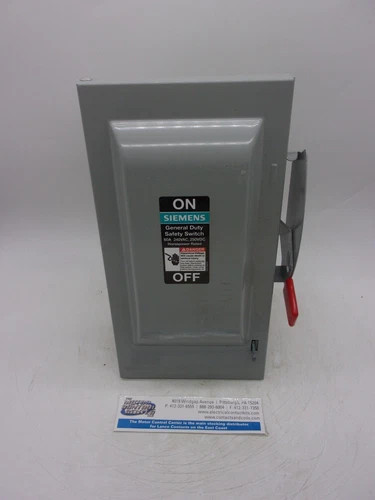 Siemens GF322N General Duty Safety Switch 60A 240V 3P Fusible NEMA 1 — product image 3 of 8