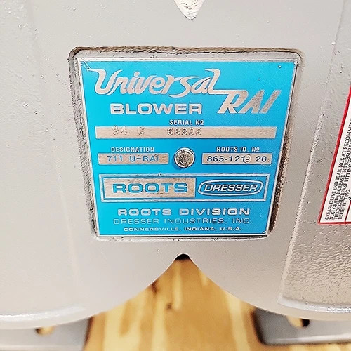 Roots Dresser Universal 711 U-RAI Positive Displacement Blower — product image 7 of 8