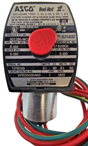 ASCO RedHat EF8210G004MO Solenoid Valve 1 Inch NPT — primary product image