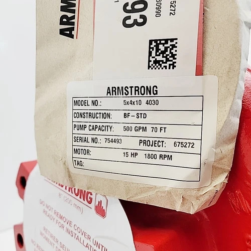Armstrong 5x4x10 4030 Centrifugal Pump — product image 6 of 7
