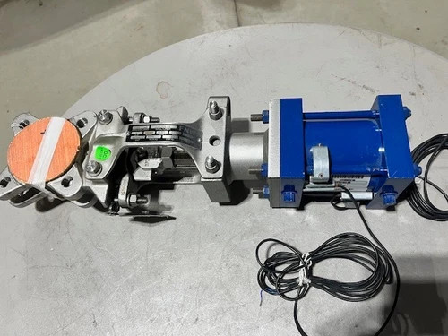 FNW 2" Knife Gate Valve FNW6500SK Actuated with Position Switches, Metal Seat