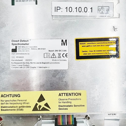 Millipore Direct Detect Infrared Spectrometer DDHW00010-DD — product image 10 of 12