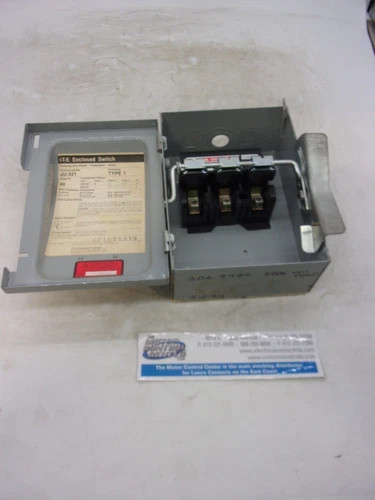 ITE JU321 Heavy Duty Safety Switch, 30A, 240V, 3 Pole, Non-Fusible, NEMA 1 — product image 5 of 8