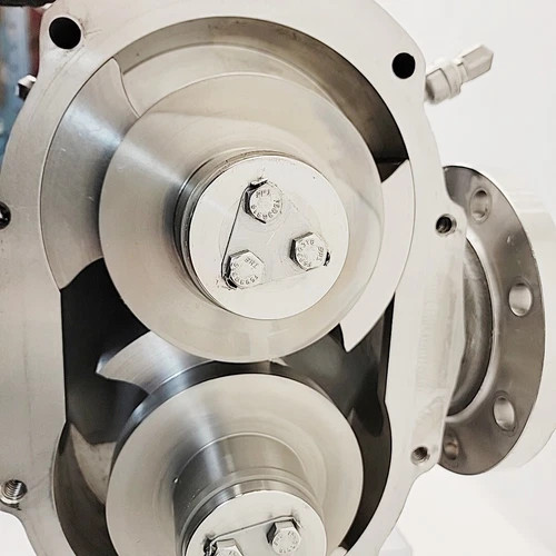 SPX Waukesha Cherry-Burrell 5070 Rotary Positive Displacement Lobe Pump with 15 HP Motor and 7.70:1 Gearbox — product image 6 of 19