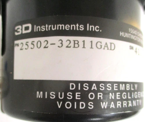3D Instruments 25502-32B11GAD Pressure Gauge 0-2000 PSI — product image 6 of 8