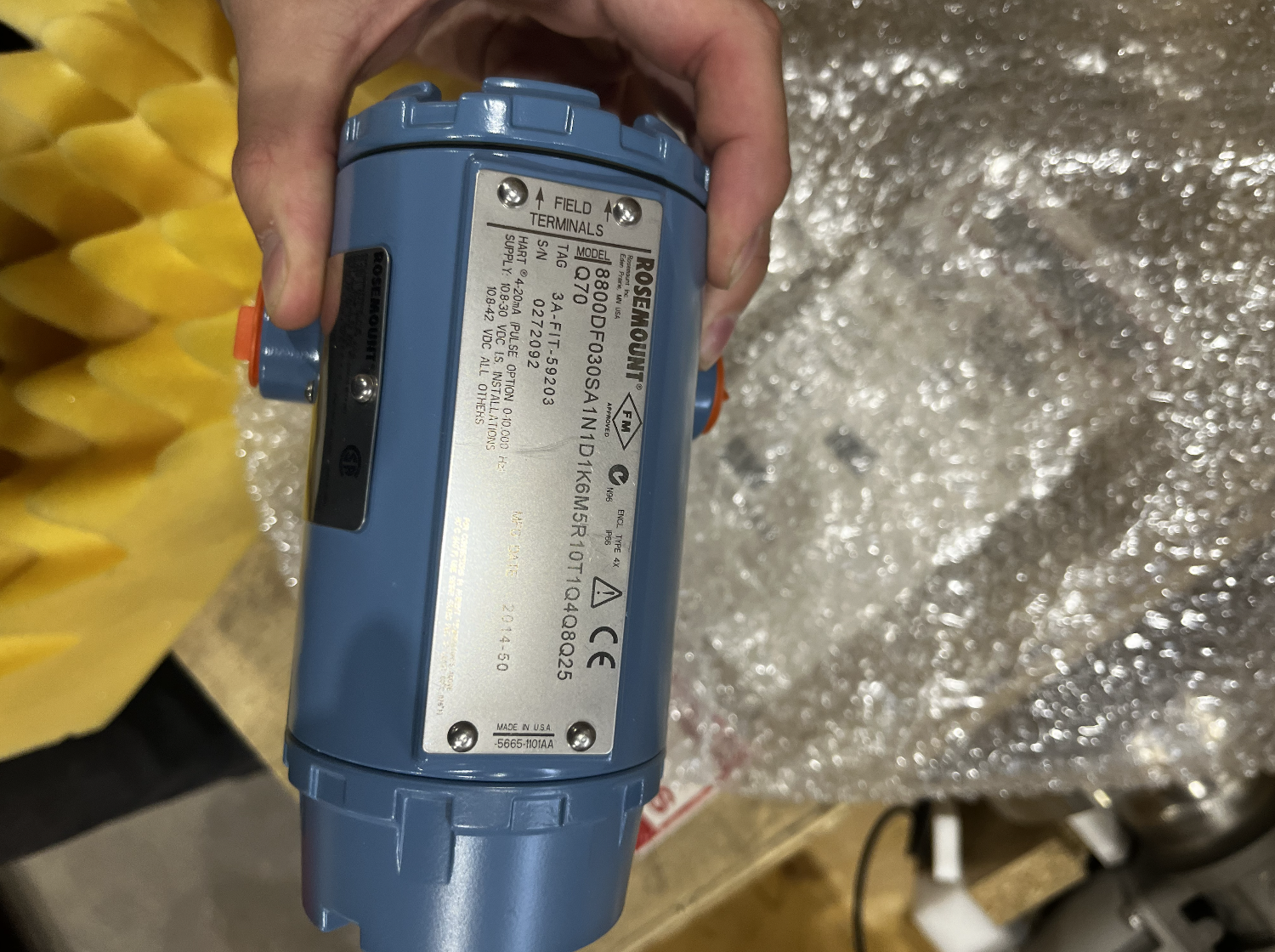 Rosemount 8800D Vortex Flowmeter 3-Inch 150 ANSI Flanged — product image 2 of 3