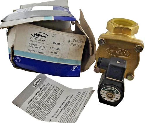 Jefferson 1342BA12T Solenoid Valve 1/2 Inch 24VDC — product image 10 of 10