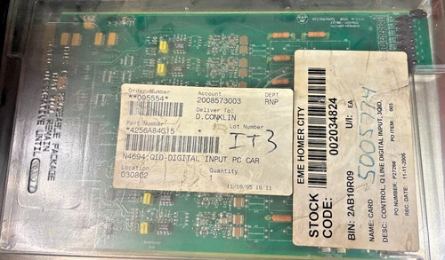 Westinghouse 3A99159G15 Digital Input PC Card — product image 5 of 5