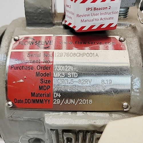 Flowserve Durco Mark 3 Standard Centrifugal Pump MK3-STD 1.5x3-8 — product image 3 of 18