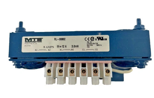 MTE RL-00802 8 Amp 3-Phase Line Reactor — primary product image