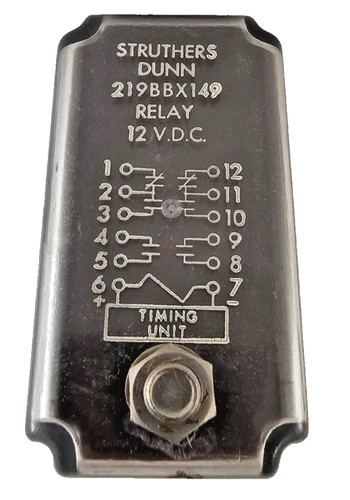 Struthers Dunn 219BBX149 12VDC Timing Relay — primary product image