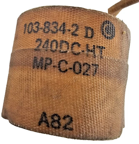 ASCO 103-834-2D 240V DC High Temperature Solenoid Valve Coil — product image 3 of 4