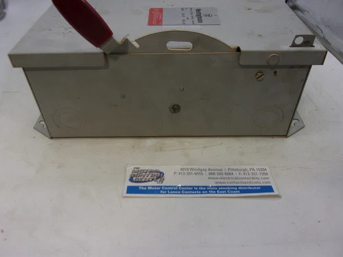 Westinghouse HFN222 Heavy Duty Safety Switch, 60A, 240V, 2-Pole, Fusible, NEMA 1 — product image 6 of 8