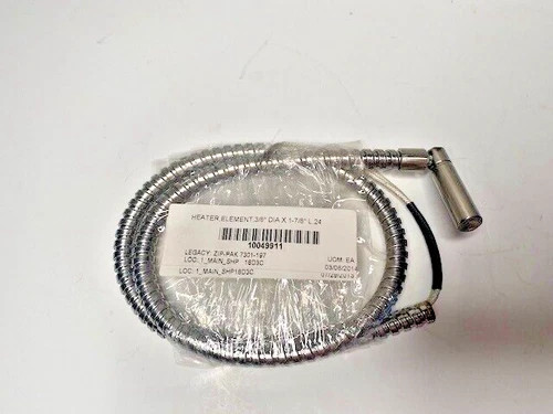 ITW 7301-197 Cartridge Heater Element 3/8" Dia x 1-7/8" L, 200W, 240VAC, Right Angle