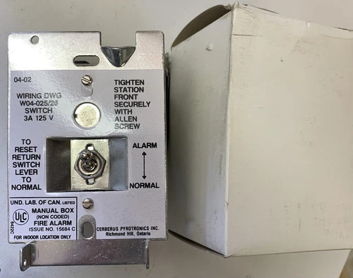 Cerberus Pyrotronics Manual Alarm Box 500-047681 — primary product image
