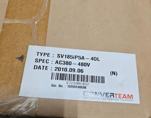 Converteam SV185iP5A-40L Variable Frequency Drive — primary product image