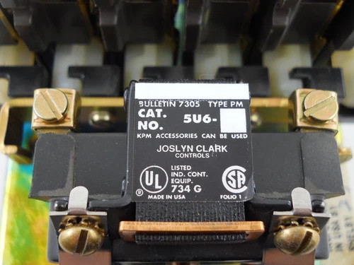 Joslyn Clark 5U6-76 Bulletin 7305 Type PM Control Relay with TB113-1 Coil — product image 7 of 7