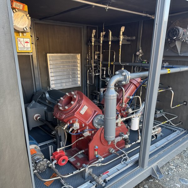 Fornovo Gas 3DA300-2 Three-Stage Reciprocating Gas Compressor Package — product image 4 of 4