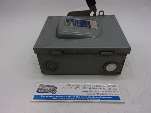 Square D D321 General Duty Safety Switch, 30A, 3P, Fusible, 240V, NEMA 1 — product image 6 of 7