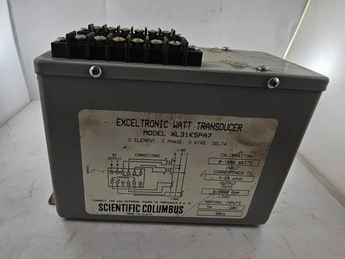 Ametek Scientific Columbus Exceltronic Watt Transducer XL31K5PA7 — primary product image