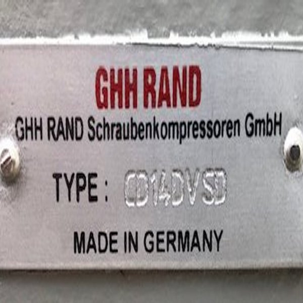 GHH RAND CD14DVSD Two-Stage Oil-Free Rotary Screw Compressor Replacement Air End — product image 2 of 3