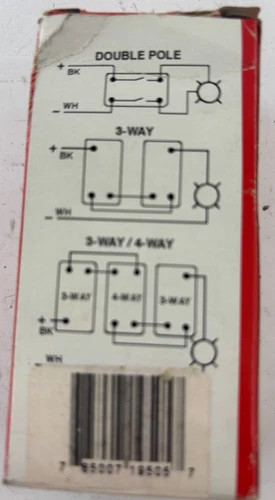 Pass & Seymour Legrand PS15AC2 Double Pole Toggle Switch, Brown — product image 6 of 6