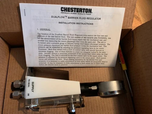Chesterton 691108 DualFlow Barrier Fluid Regulator — product image 2 of 4