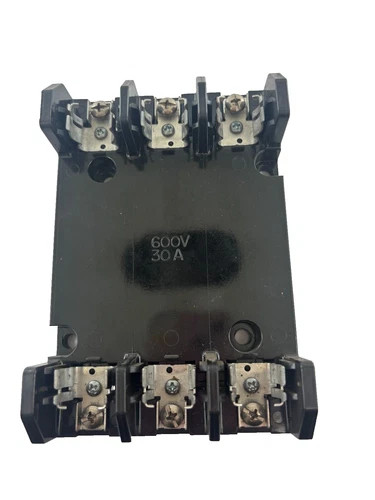 Marathon F30A3S 3-Pole Class H Fuse Block, 600V 30A — product image 2 of 5