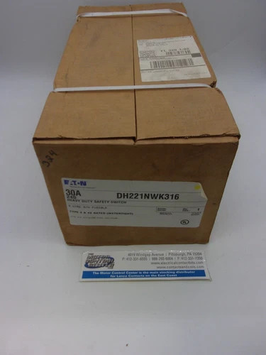 Eaton Heavy Duty Safety Switch DH221NWK316 — product image 2 of 2
