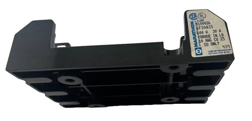 Marathon F30A3S 3-Pole Class H Fuse Block, 600V 30A — product image 4 of 5